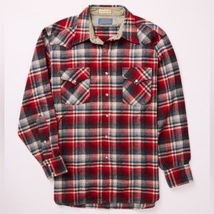 Vintage Pendleton Wool Long Sleeve Button Down Shirt Large